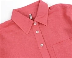 Kids ONLY coral paradise linen blend skjorte